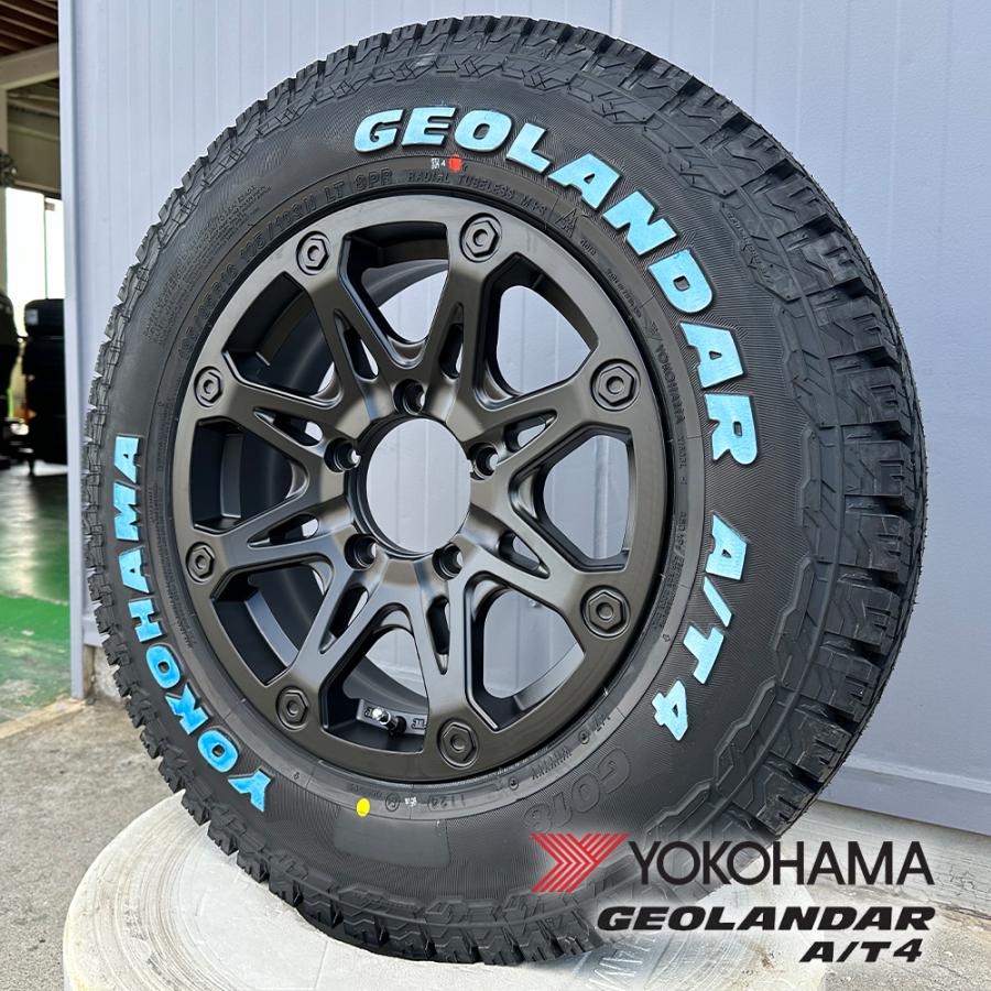 ジムニー　純正アルミ&ヨコハマジオランダー4本セット GEOLANDAR 新品 4本セット ジムニー JB23 JB64 ヨコハマ