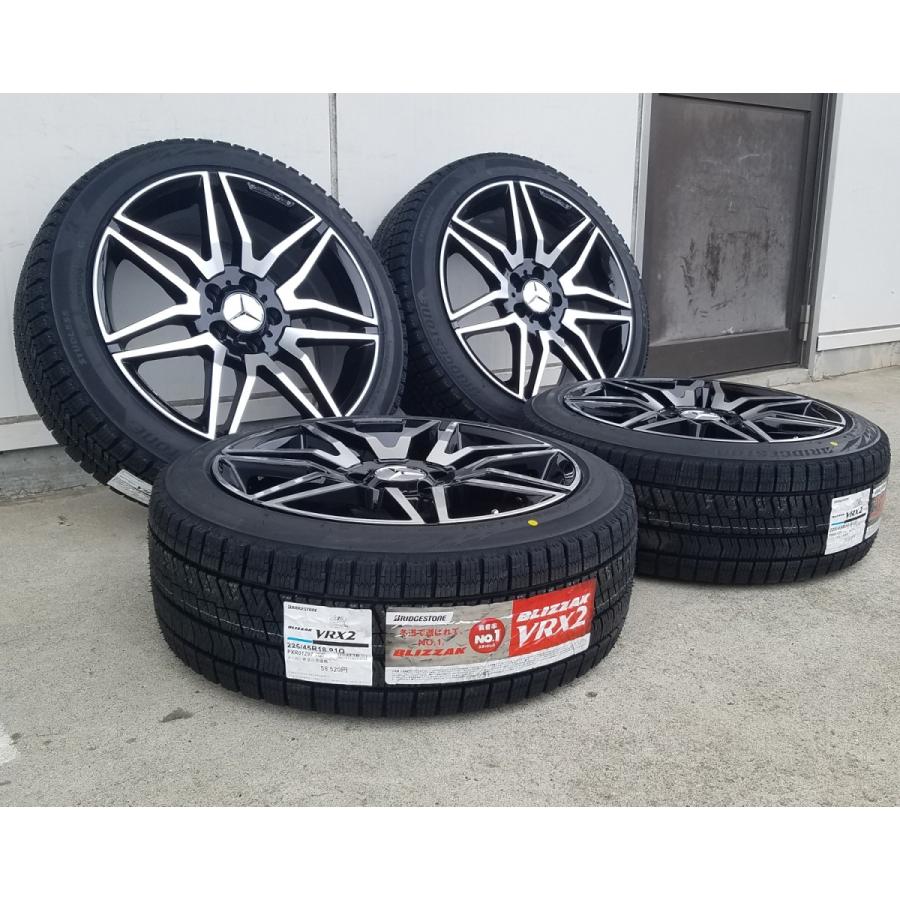 【225/45R18】ヤナセ W205 Cクラス スタッドレスVRX2 ブリザック VRX2 国産スタッドレス ベンツ Cクラス W205 225/45R18