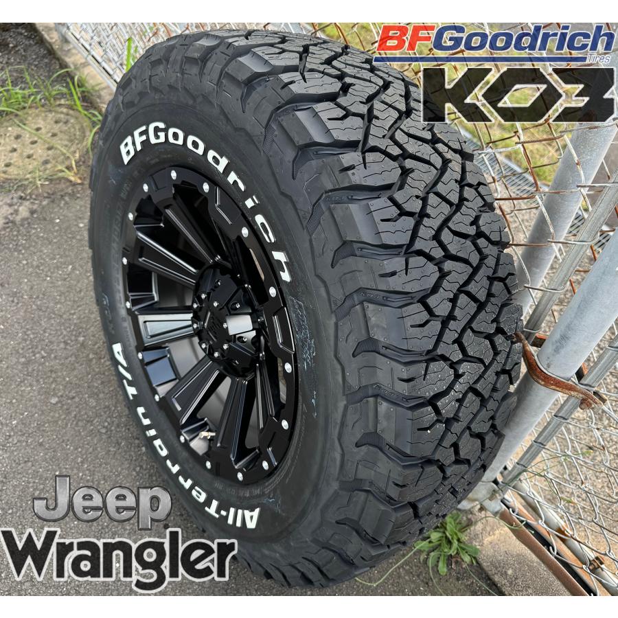 てつお　ラングラー JL 17インチ BFG KO2 オールテレーン 5本 BFグッドリッチ JKラングラー JLラングラー タイヤホイール 17