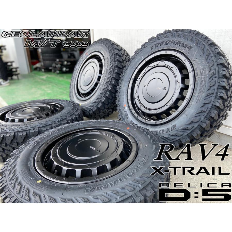 D5 デリカ エクストレイル クロスロード CX5 RAV4 16インチ LEXXEL SwaGGer Old style スワッガー ヨコハマ ジオランダー MT G003 225/75R16 215/70R16_6