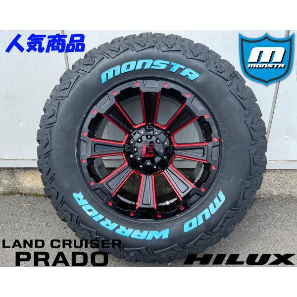 7LEXXEL DeathRock offroad style ハイラックス,プラド,サーフ,FJクルーザー,H3 17インチ ファルケン WILDPEAK MT01 265/70R17 285/70R17｜wat｜07