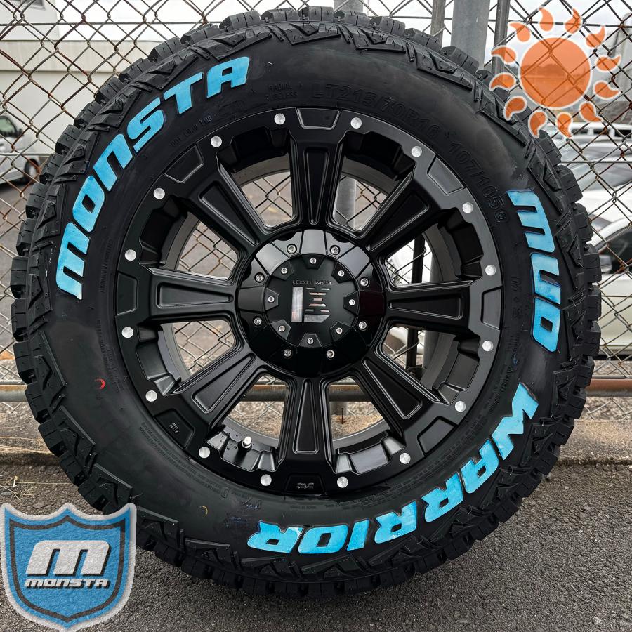MONSTA TYRES マッドタイヤ ホイールセット 16インチ デリカD5 MONSTA TYRES マッドタイヤ ホイールセット 16インチ デリカD5