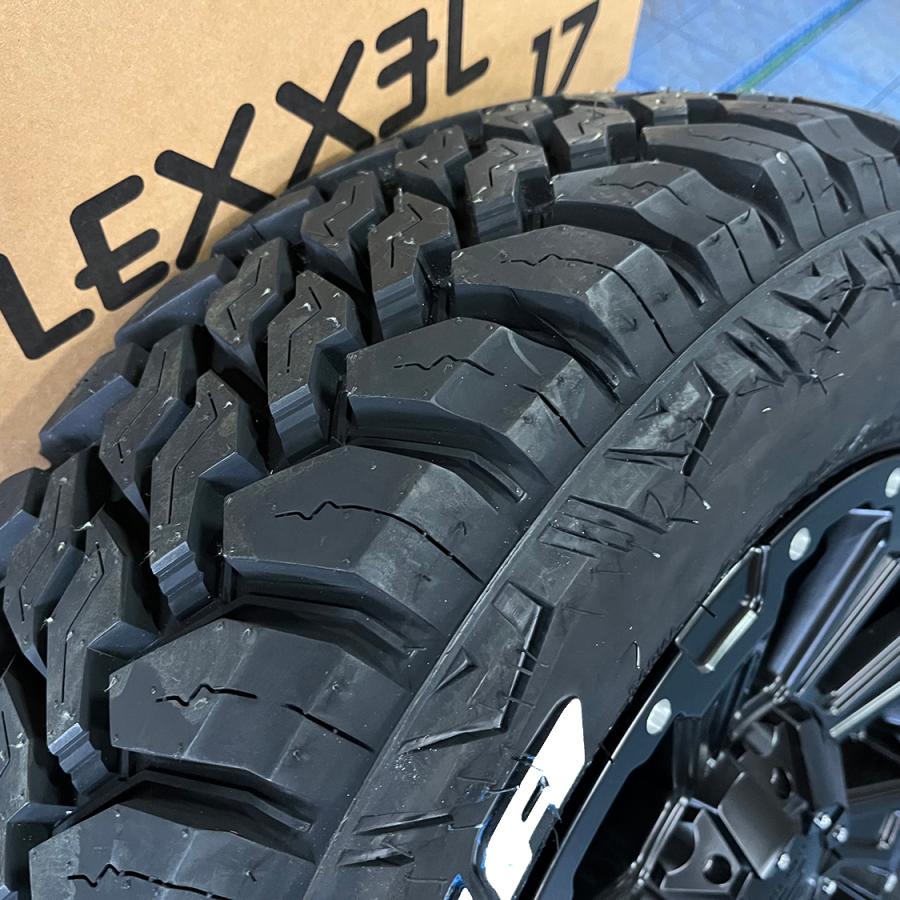 デリカD5 RAV4 エクストレイル クロスロード タイヤホイールセット 16インチ DeathRock デスロック モンスタ マッドウォーリア 215/70R16 ホワイトレター 新品の画像
