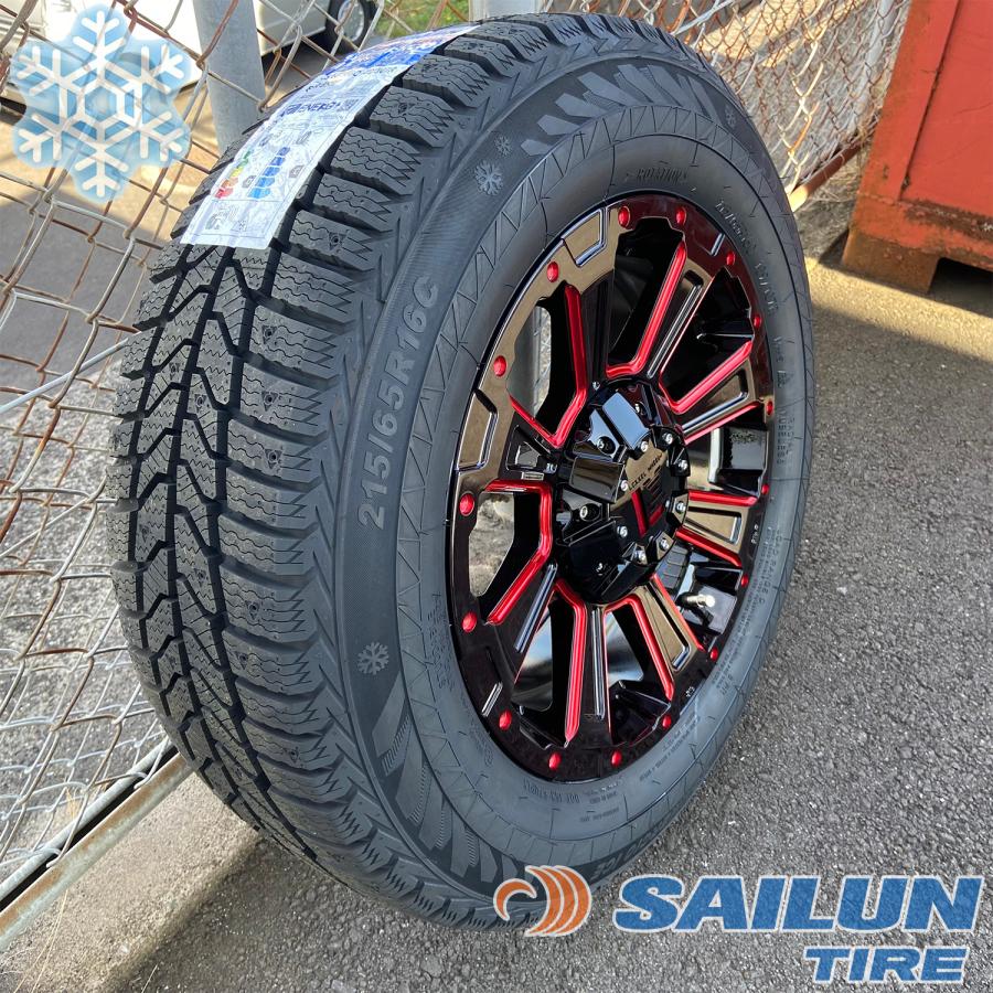 ロックナット付 225/65R17 スタッドレス ホイールセット