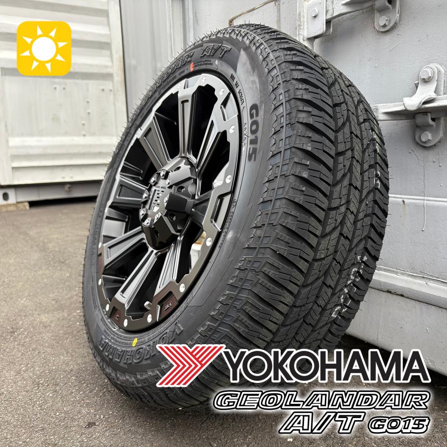 ヨコハマ ジオランダー 冬用 バリ山 ホイール 4本 セット エクストレイル等 GEOLANDAR デリカD5 RAV4 CX5 エクストレイル（T32） タイヤ ホイール