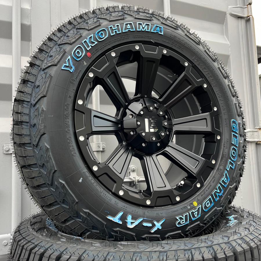 GEOLANDAR リフトアップ車 デリカD5 17インチ タイヤホイールセット 4