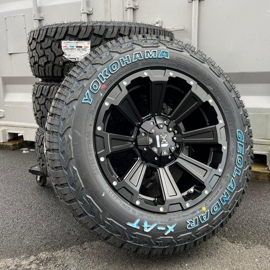 GEOLANDAR リフトアップ車 デリカD5 17インチ タイヤホイールセット 4