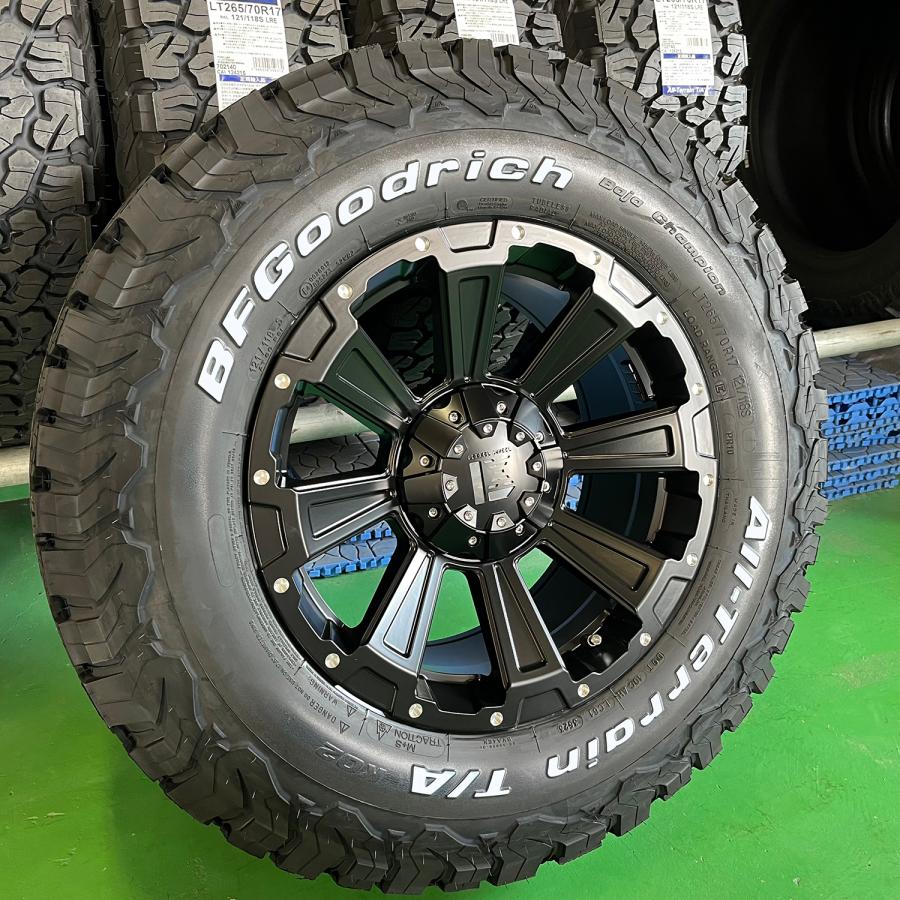 ランクル300（GX,AX,VX,ZX,GRスポーツ）17インチ タイヤホイールセット 4本セット 1台分 BF Goodrich ALLTERRAIN KO2 265/70R17 LEXXEL DeathRock｜wat｜03