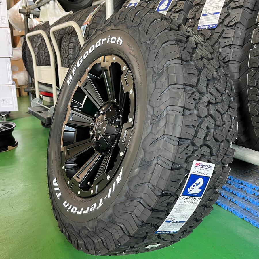 ランクル300（GX,AX,VX,ZX,GRスポーツ）17インチ タイヤホイールセット 4本セット 1台分 BF Goodrich ALLTERRAIN KO2 265/70R17 LEXXEL DeathRock｜wat｜09