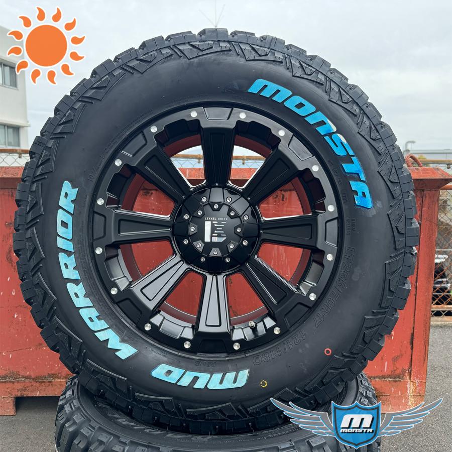 タイヤとホイールセット　２本 MONSTA TYRES ランクル300（GX,AX,VX,ZX,GRスポーツ）17インチ