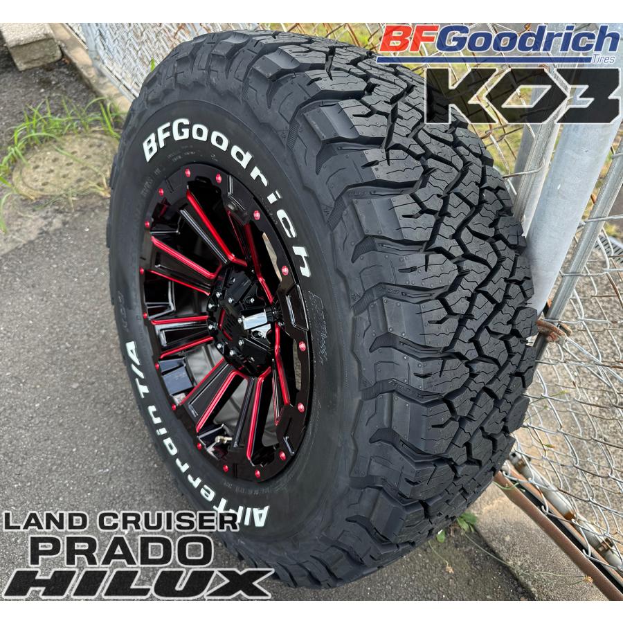 bfgoodrich 39inch タイヤホイールセット 4本セット BFグッドリッチ 夏タイヤセット 4本組 アバランチ シルバラード タコマ