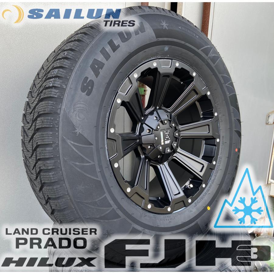 即納 スタッドレス プラド ハイラックス FJ サーフ H3 タイヤホイール 