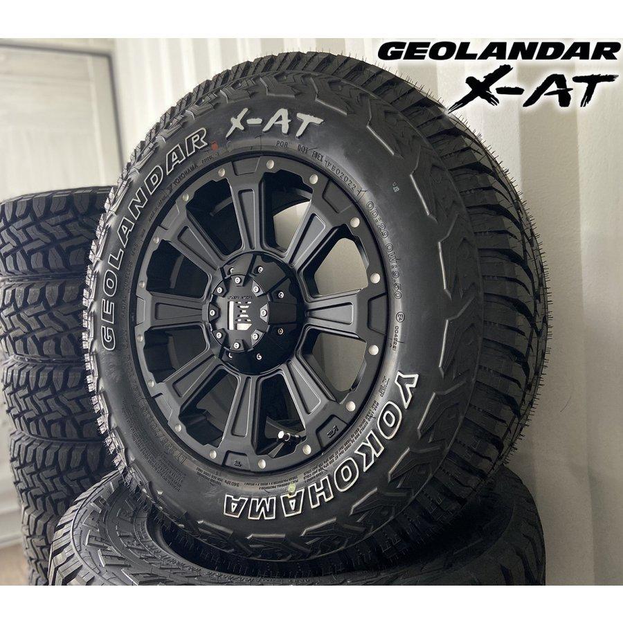 D5 RAV4 エクストレイル アウトランダー タイヤホイールセット 16インチ DeathRock ヨコハマタイヤ ジオランダー X-AT G016 235/70R16
