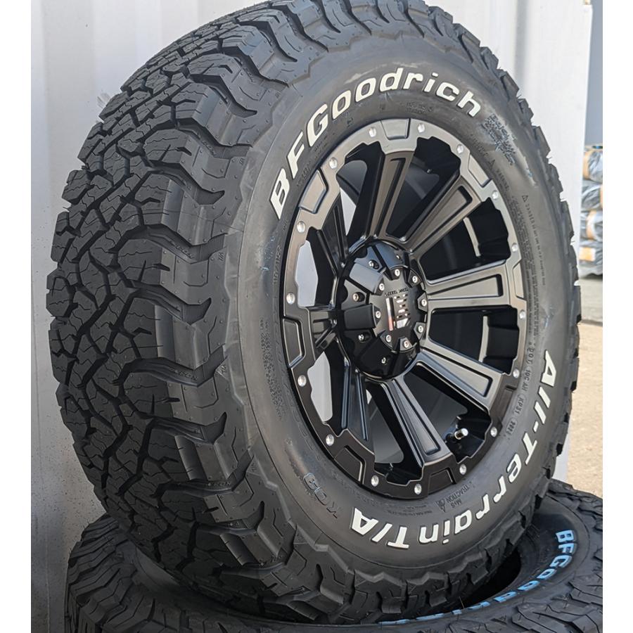 走行短め【YK G075 LT315/70R17】スタッドレス【LEXXEL WHEEL 17インチ 9Jマルチ5HPCD114.3/127+39】23年製 ラングラー等　(VTN343MS+) BFグッドリッチ LEXXEL Deathrock デスロック JL JK ラングラー 17