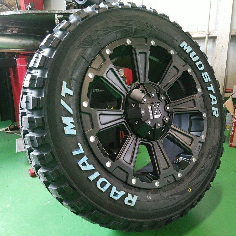 デリカD5 エクストレイル RAV4 クロスロード タイヤホイールセット 16インチ DeathRock MUDSTAR Radial MT 215/70R16 225/70R16｜wat｜02