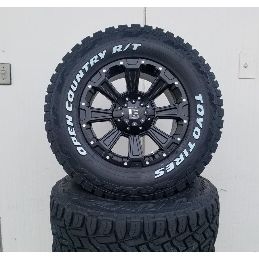 デリカD5 RAV4 エクストレイル タイヤホイールセット 16インチ DeathRock デスロック トーヨー オープンカントリー R/T 235/70R16 225/70R16 ホワイトレター｜wat