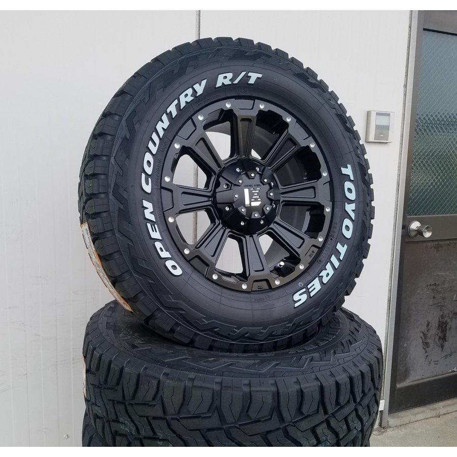 デリカD5 RAV4 エクストレイル タイヤホイールセット 16インチ DeathRock デスロック トーヨー オープンカントリー R/T 235/70R16 225/70R16 ホワイトレター｜wat｜04