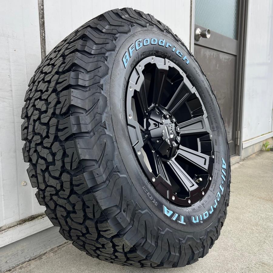 純正車高 ランドクルーザープラド FJクルーザ タホ タイヤホイール 17インチ BF グッドリッチ オールテレーン 265/70R17 ホワイトレター 4本セット 1台分｜wat｜03