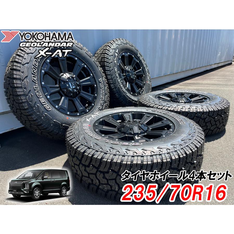 GEOLANDAR タイヤホイール4本セット D5 デリカ d5 16インチ ヨコハマ