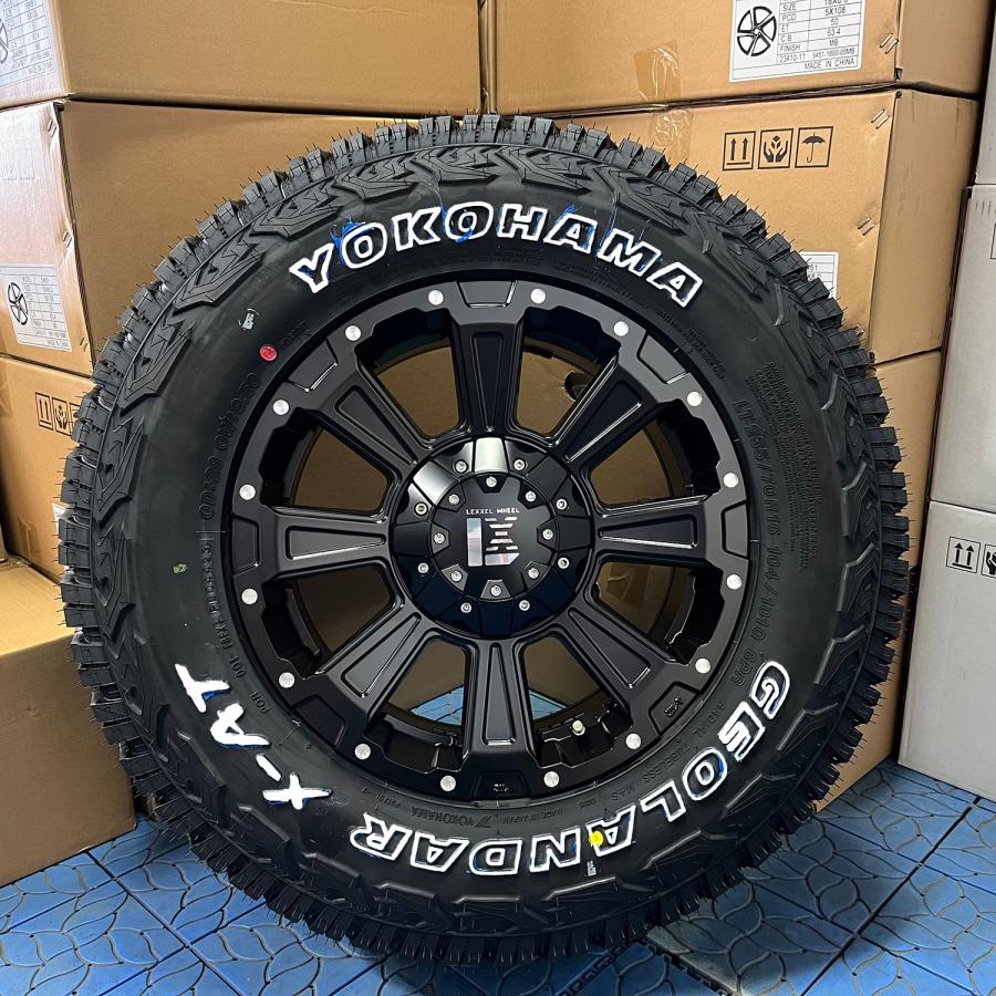 GEOLANDAR デリカD5 新品 タイヤ ホイールセット 16インチ YOKOHAMA