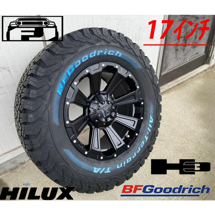 LEXXEL Deathrock offroad style プラド,サーフ,FJ,ハマー H3 17インチ BFグッドリッチ オールテレン KO2 265/70R17 , 285/70R17  ホワイトレター｜wat｜09