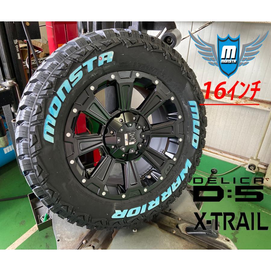 りゅ〜太です エクストレイル MONSTA モンスタ マッド 215/70R16 デリカD5 CHR