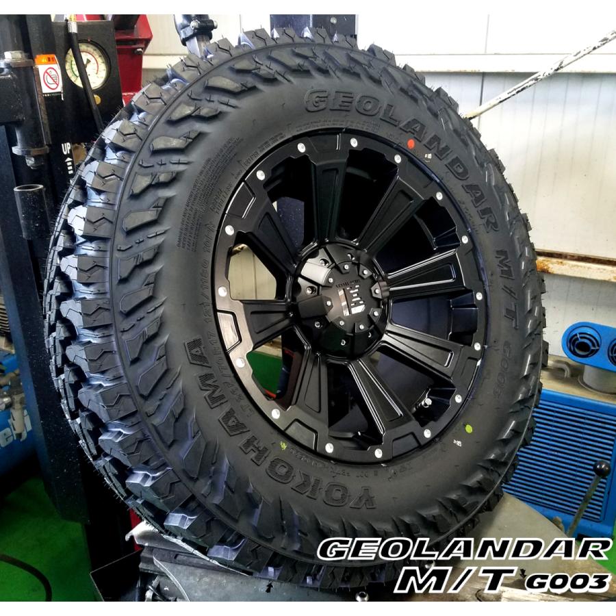 プラド ハイラックス サーフ FJクルーザー H3 17インチ LEXXEL DeathRock デスロック ヨコハマ ジオランダー MT G003 265/70R17 285/70R17 265/65R17