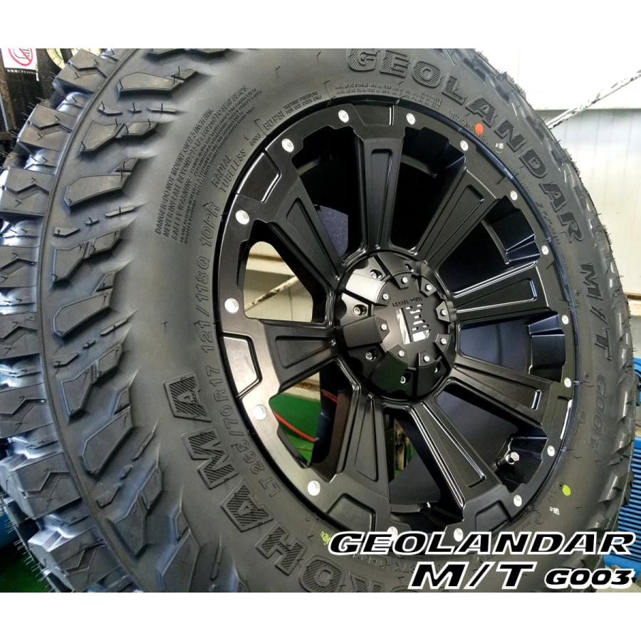 プラド ハイラックス サーフ FJクルーザー H3 17インチ LEXXEL DeathRock デスロック ヨコハマ ジオランダー MT G003 265/70R17 285/70R17 265/65R17