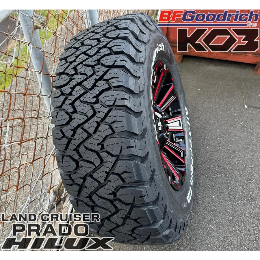 BFグッドリッチ トライトン（GLS,GSR）タイヤホイール オフ