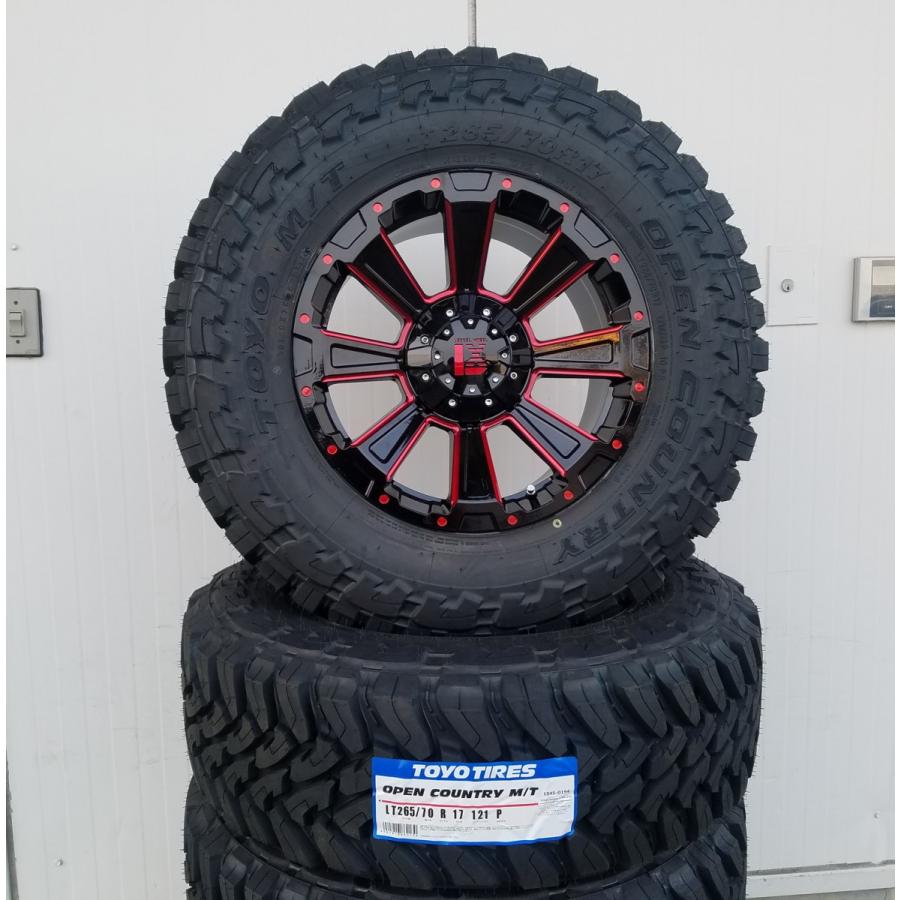ハイラックスタイヤホイールセットグットリッチ265-70-17プラドFJサーフ BFグッドリッチ 新品 4本 150 プラド FJ ハイラックス サーフ