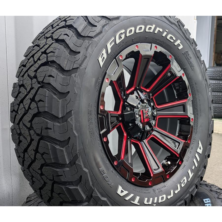 BFGOODRICH / LT265/65R17 / PCD139.7 6H オフセット-18 / パジェロ　ハイラックス　サーフ オールテレーン パジェロ トライトン プラド ハイラックス FJ H3