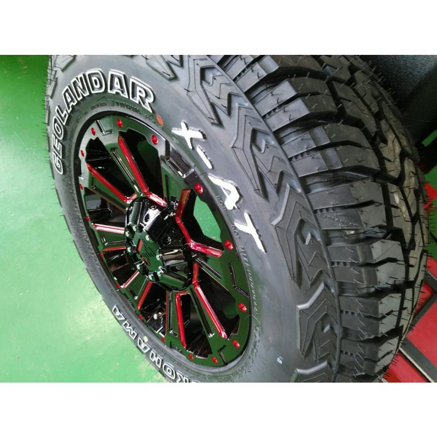 新品 エクストレイル タイヤホイール 4本セット ホワイトレター 16インチ LEXXEL DeathRock ヨコハマ ジオランダー X-AT 235/70R16｜wat｜05