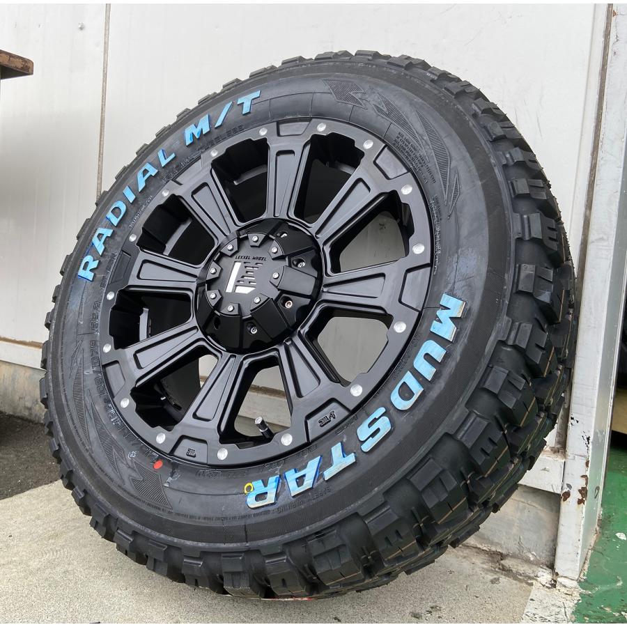 ノーマル車高OK デリカD5 RAV4 エクストレイル クロスロード タイヤホイール 16インチ マッドスターラジアルMT 215/70R16 225/70R16 ホワイトレター｜wat｜06