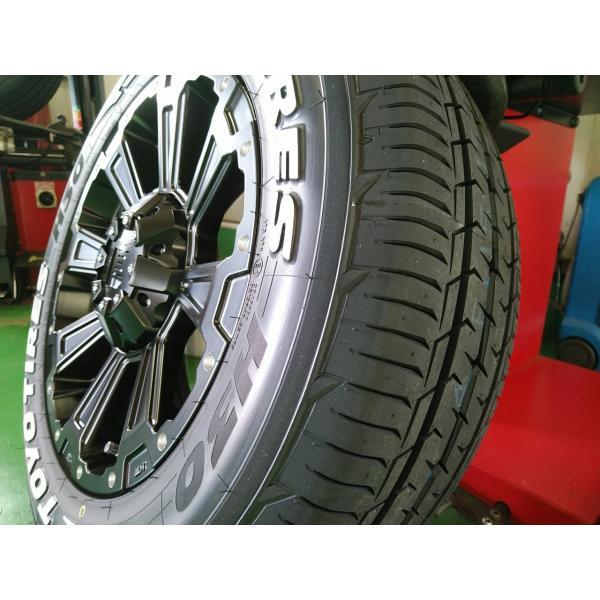 車検対応 ハイエース専用 タイヤホイールセット 16インチ トーヨー H30 215/65R16 ホワイトレター｜wat｜11