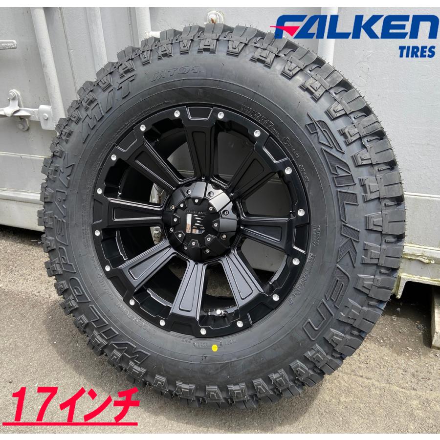 ファルケン WILDPEAK M/T01 265/70R17 タイヤホイール 新品4本セット