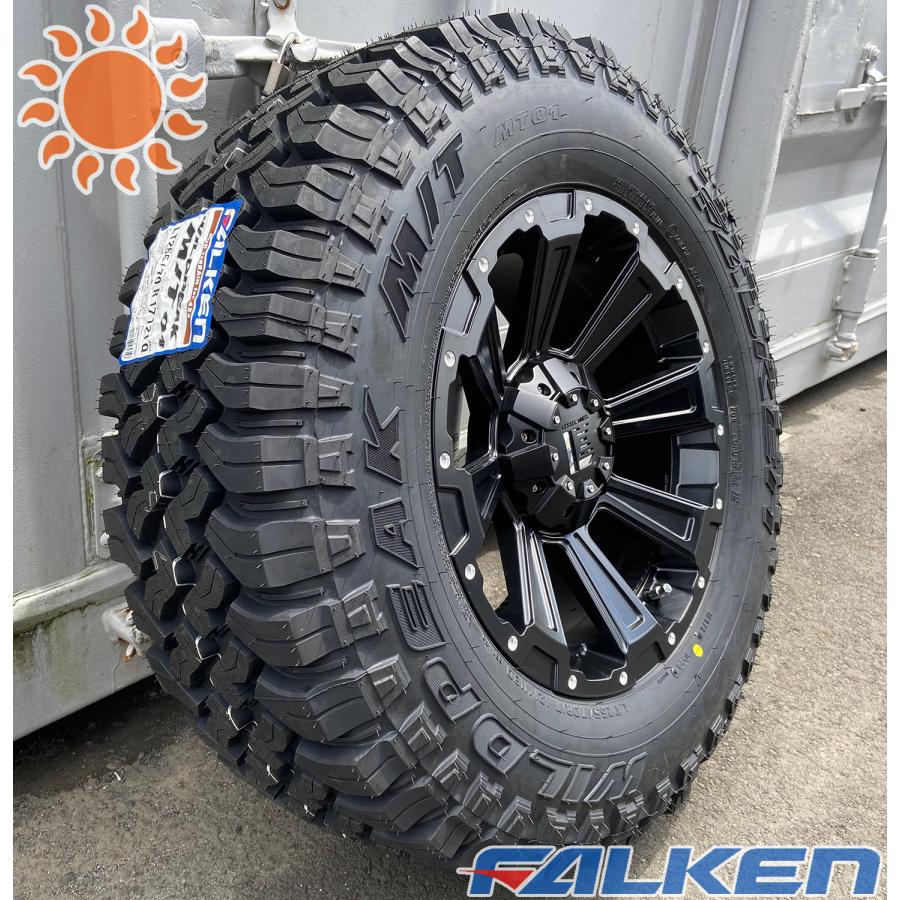 夏タイヤセット 120/150系プラド FJ タホ エスカレード ファルケン ワイルドピーク MT 265/70R17 マッドタイヤ 17インチ タイヤホイールセット 4本セット 1台分｜wat｜08