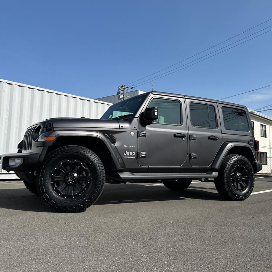 Jeep JL ラングラー 純正ホイールタイヤセット5本です。(スペア付き) GEOLANDAR 【ラングラー JK JL】 背面用付き 5本セット タイヤホイール