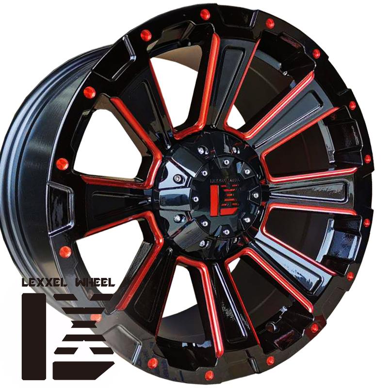 プラド ハイラックス FJ H3 タイヤホイールセット 17インチ DeathRock YOKOHAMA ジオランダー G015 265/65RR17 265/70R17 285/70R17｜wat｜02