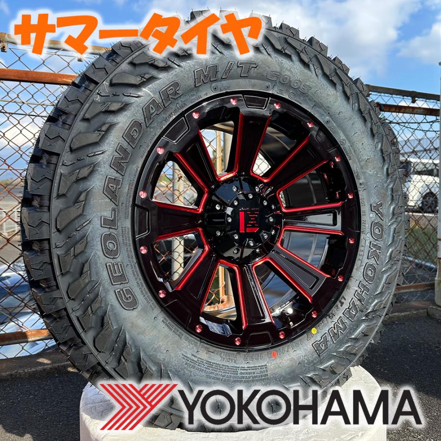 GEOLANDAR 【新品】FJクルーザー 17インチ 夏タイヤホイール 4本セット