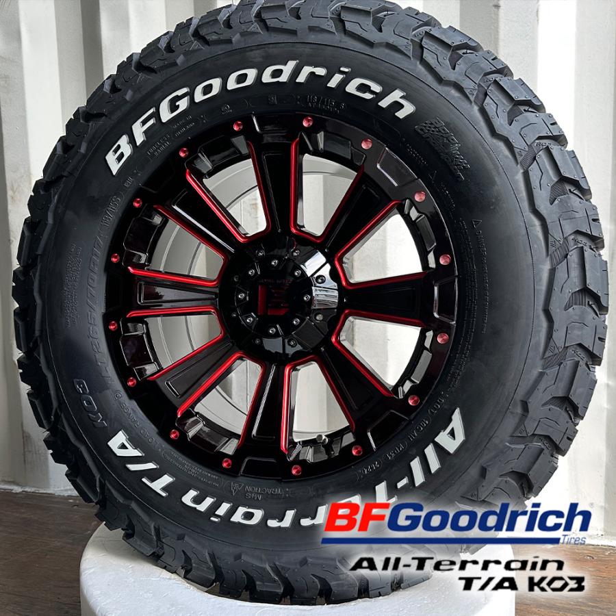 専用 スタッドレス BFグッドリッチ レッド LEXXEL DeathRock プラド サーフ FJ H3