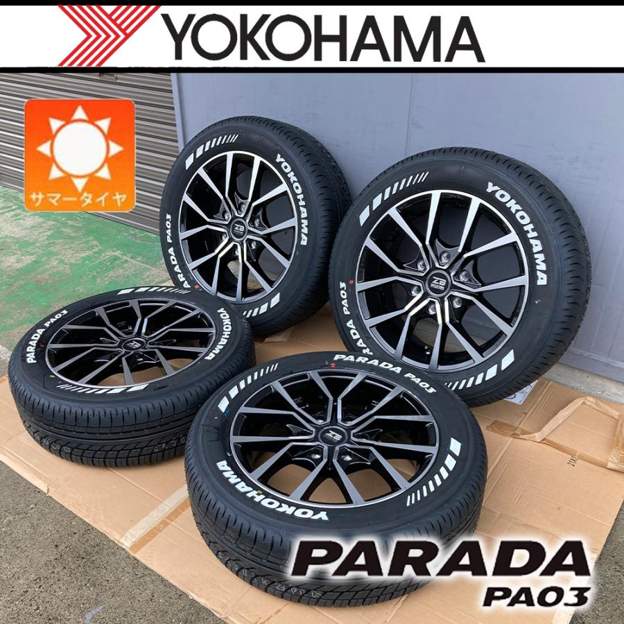 こ*ん様 Yokohama PARADA PA03 16インチタイヤホイール　4 PARADA 【即納】残りわずか!! 200系 ハイエース レジアスエース