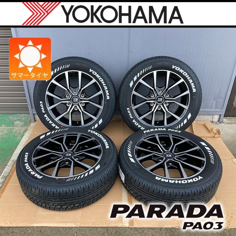ハイエース200系415コブラ PARADA PA03 17インチタイヤセット PARADA 新品 4本セット ハイエース200系 17インチ ヨコハマ パラダ