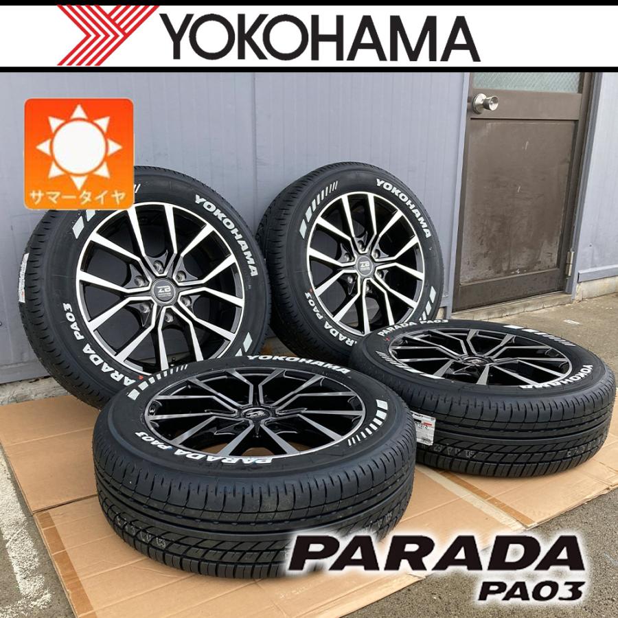 送料無料格安出品！ヨコハマ　パラダPA03 215/60R17ハイエース等に2本 PARADA 新品 4本セット ハイエース200系 17インチ ヨコハマ パラダ