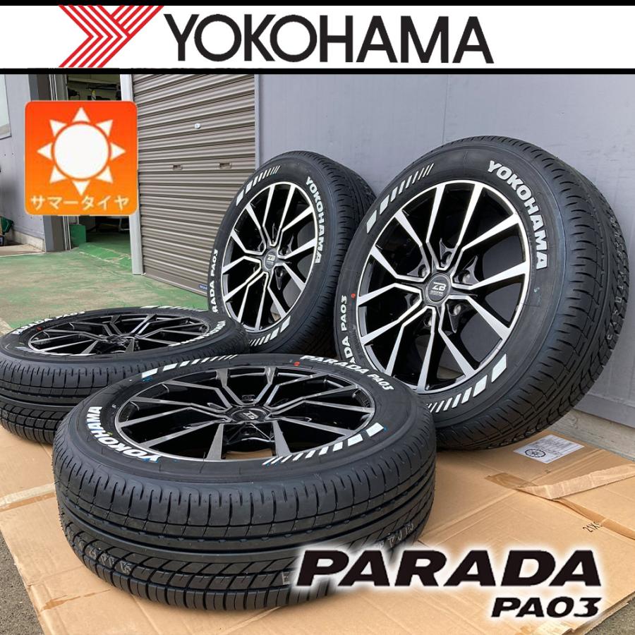 PARADA 新品4本セット ハイエース 200系 17インチ YOKOHAMA PA03 215
