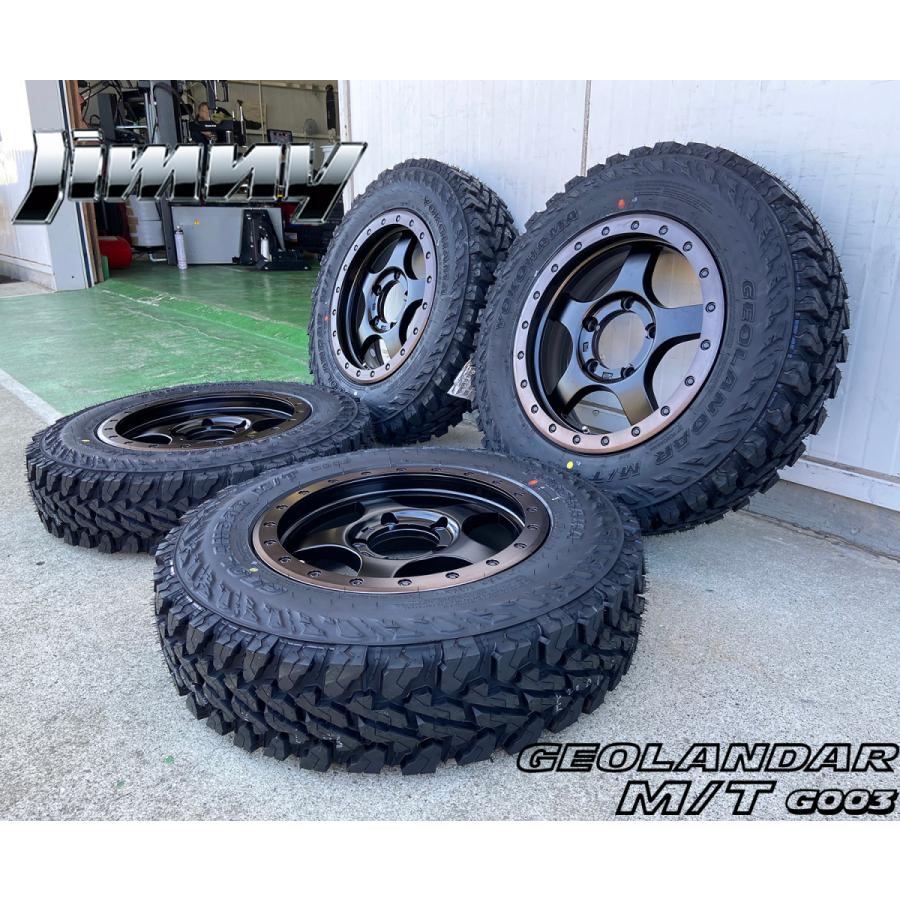 ジムニー マットタイヤ ホイールセット ja22 GEOLANDAR マッドタイヤ JB64 JB23 JB22 JA12 JA11 ジムニー 新品