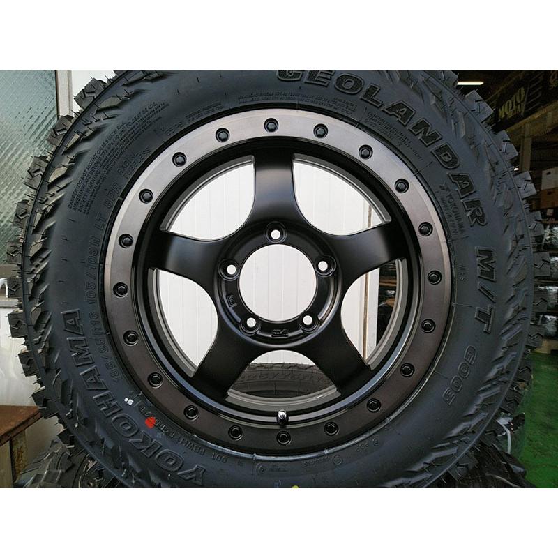 ジムニー　JB23 タイヤホイールセット　185/85R16 ヨコハマ　MT ① GEOLANDAR ジムニー JB64 JB23 JA タイヤホイール ヨコハマ