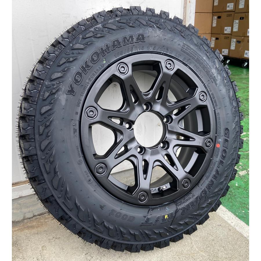 GEOLANDAR ジムニー JB23 JB64 タイヤホイール 16インチ BDX08 ヨコハマ ジオランダーM/T 185/85R16 ...