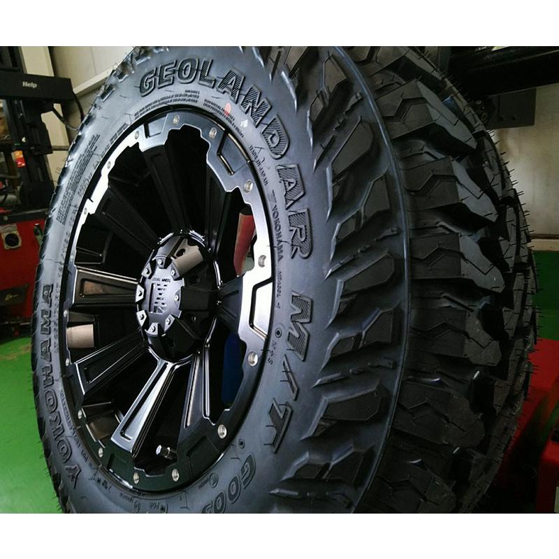 GEOLANDAR 17インチ タイヤホイールセット 265/70R17 285/70R17 120