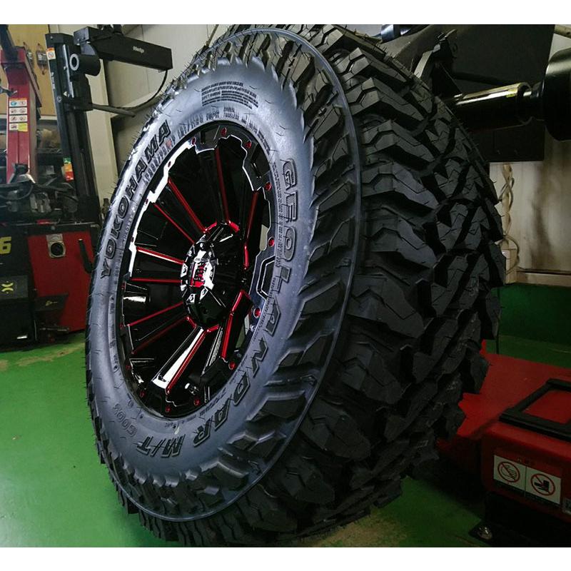 プラド 150 タイヤ ホイール セット ヨコハマタイヤ ジオランダー MT G003 265/65R17 265/70R17 17インチ LEXXEL DeathRock デスロック｜wat｜05