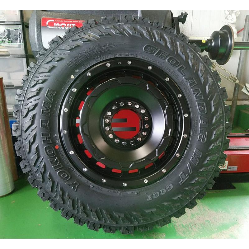 リフトアップ Jimny ジムニー シエラ Jb74 タイヤホイールセット 16インチ Swagger Yokohama ジオランダー M T G003 6 50r16 G003 Swg16 1 Wheel And Tyre Shop Wat 通販 Yahoo ショッピング